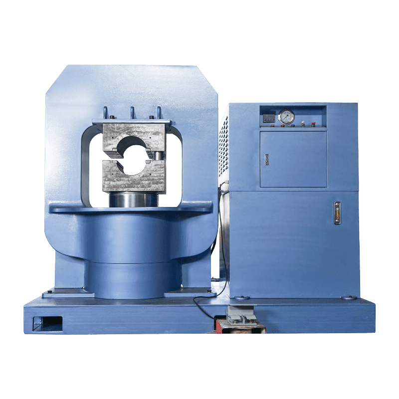 เครื่องจีบลวดสลิงเหล็กไฮดรอลิก GT-2000 (โครงตะกร้า)